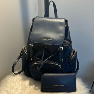 MK back pack & wallet